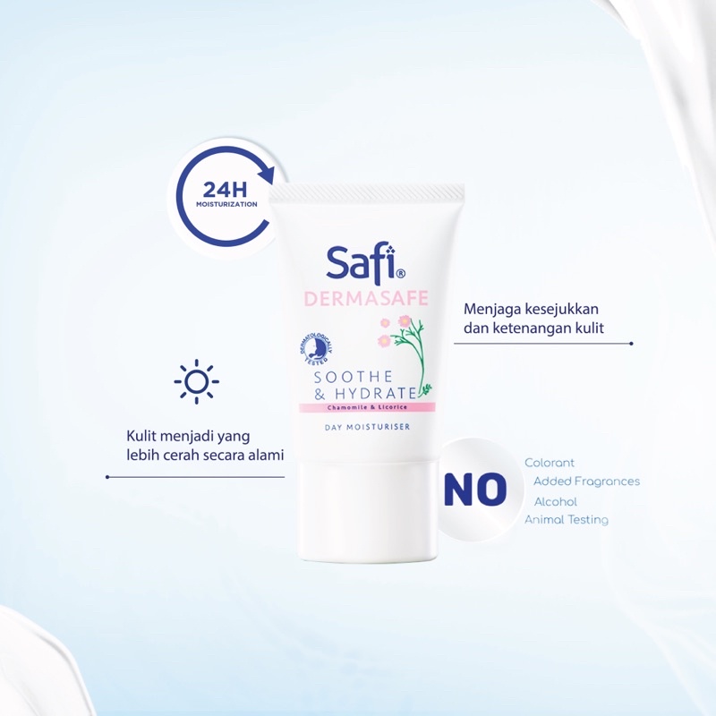 SAFI Dermasafe Series Indonesia / Cleanser Toner Essence Serum Cream Sunscreen Shampoo Hair Eye Mask