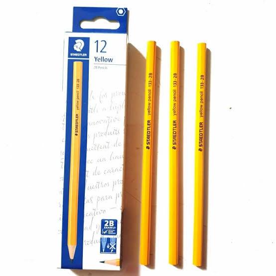 Pensil Steadler 2B Yellow / Steadler Yellow Pensil 133 - 2H / Steadler / Pensil 2B