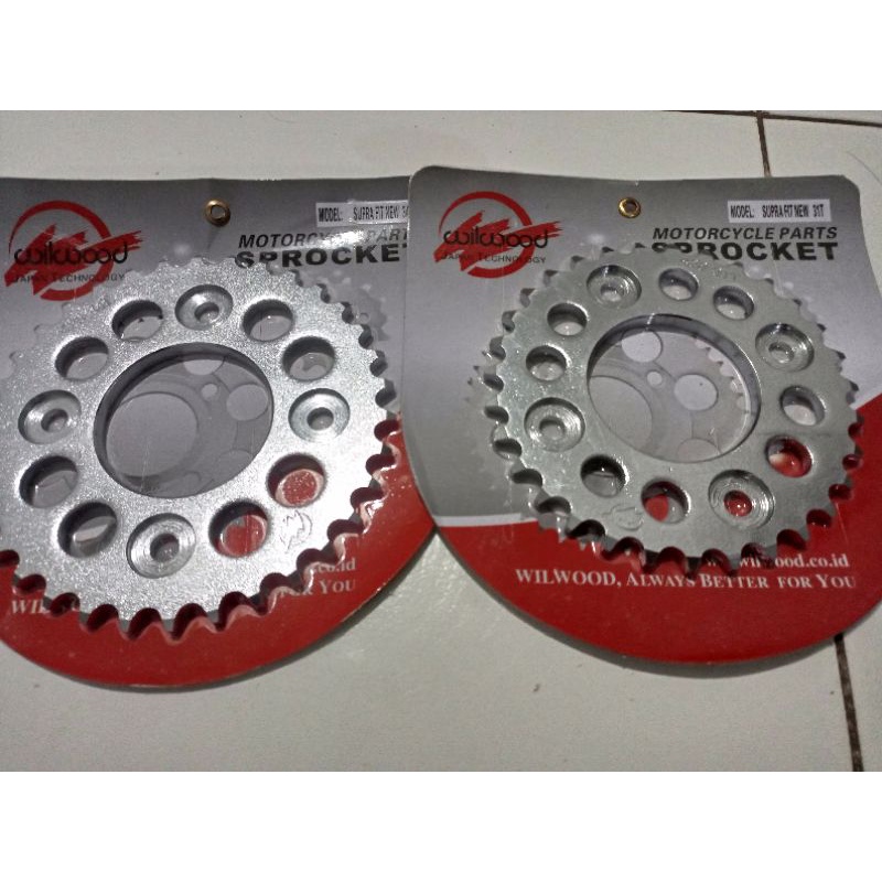 Gear belakang 428 SUPRA FIT NEW / KHARISMA / SUPRA X 125 WILWOOD NOT TDR SSS
