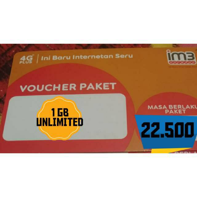 Voucher 1gb unlimited