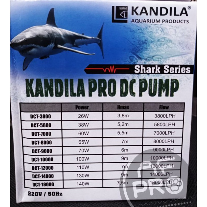 PROMO MURAH POMPA DC KOLAM KOI AQUARIUM KANDILA PRO DCT 5800