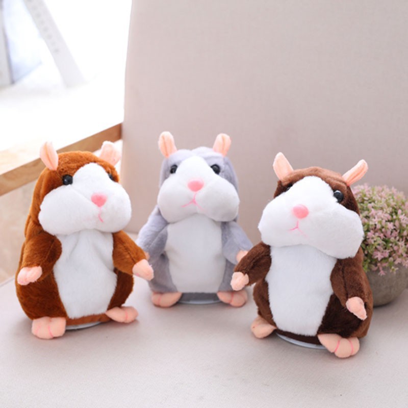 Boneka Hamster Bisa Bicara /Talking Hmaster Boneka Lucu Bisa Bicara / Mainan anak Termurah