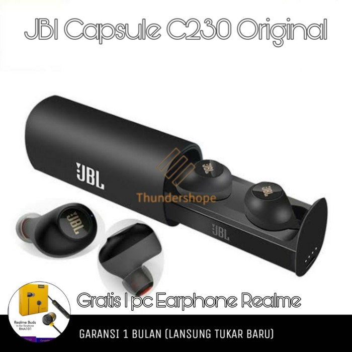 JBL HEADSET BLUETOOTH PURE BASS TRUE WIRELESS EARPHONE JBL ORIGINAL