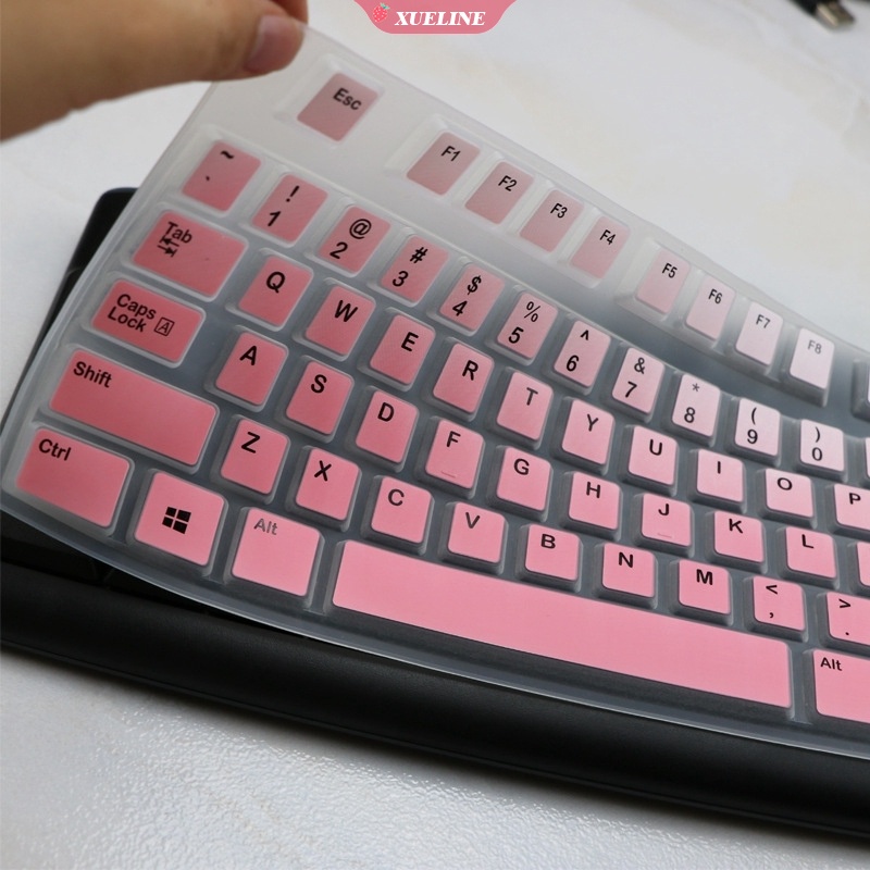 Logitech Mk120 K120 Stiker Keyboard Silikon Ultra Tipis Anti Debu Kualitas Tinggi