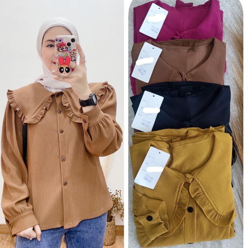 kemeja kaos knite import