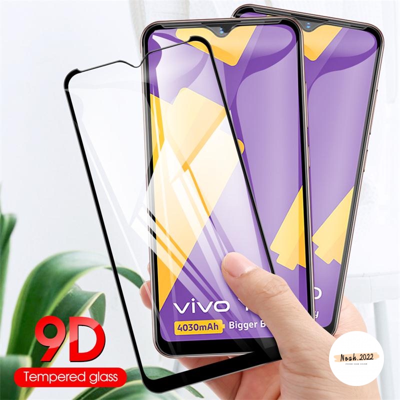 Pelindung Layar Tempered Glass 9D Anti Air Untuk VIVO V23 V23E V21E Y20 Y76 Y21 2021 Y33S Y21S Y17 Y11 Y73 Y72 Y52 Y15S T1 Y12 Y15I Y01 Y30 Y31