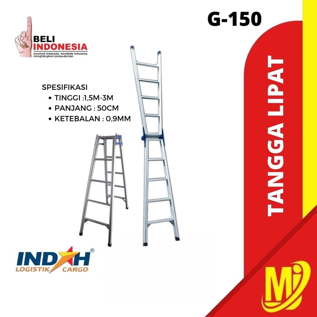 Tangga Lipat Aluminium Galaxy 2 Meter