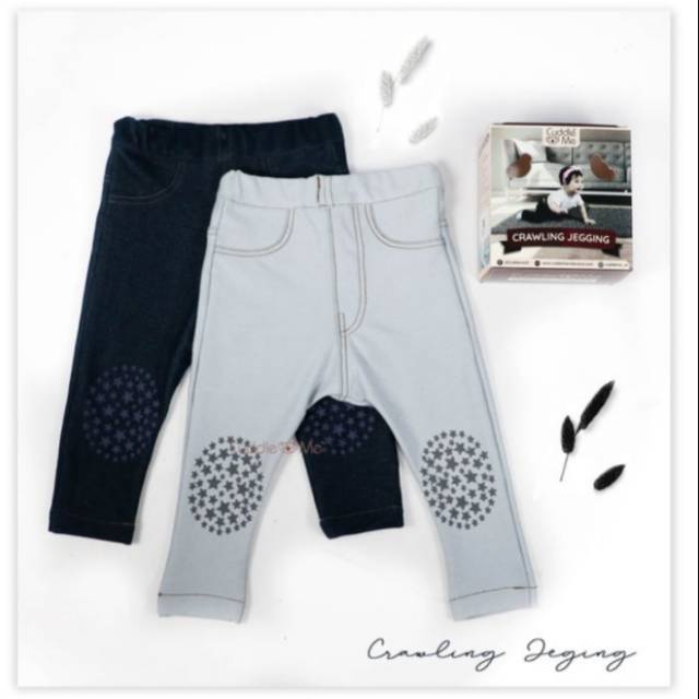 CUDDLEME 2pcs Crawling Jegging Legging Bayi Cuddle Me Celana Bayi