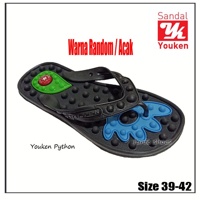 Youken Python 39-42 Sandal Kesehatan / Sandal Rematik / Sandal Rumah / Sandal Sehari-hari