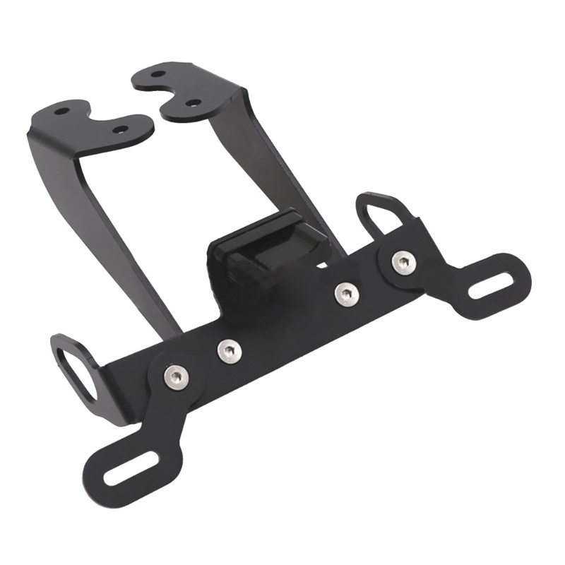 Zzz Bracket Frame Plat Nomor Bahan Aluminum Sudut Adjustable Untuk Motor
