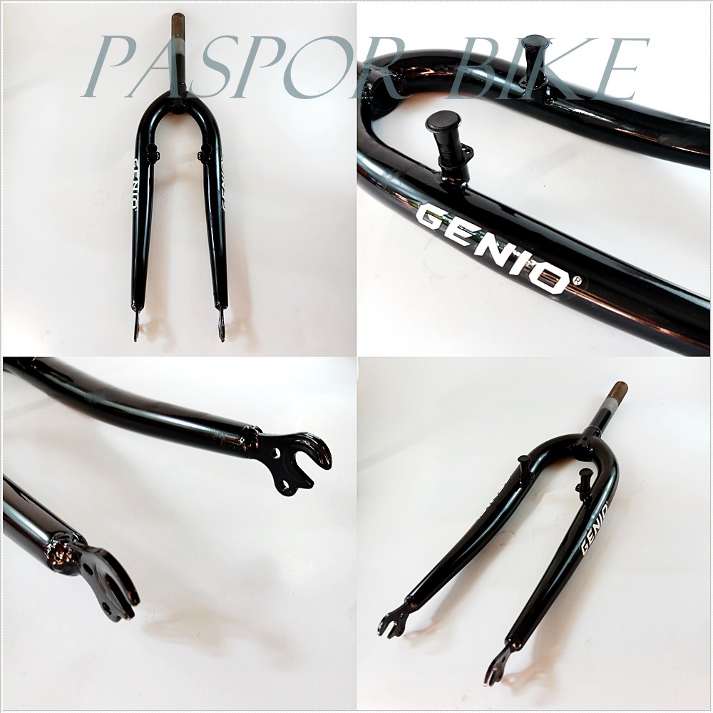 Fork Genio 26 Standar Drat MTB V Brake Hitam