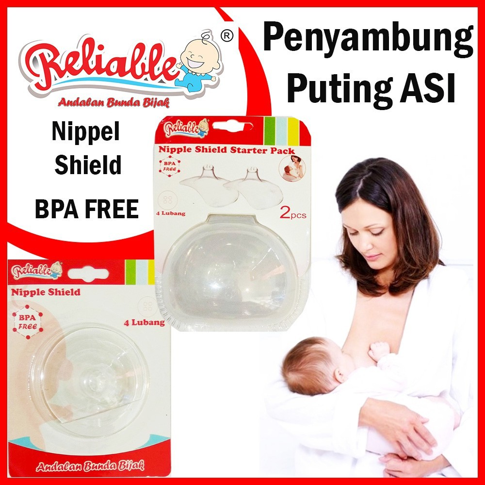 RELIABLE NIPPLE SHIELD Penyambung Puting ASI