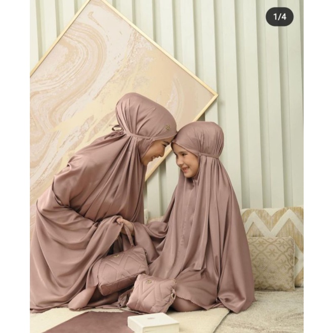 Mecca Prayer Set Mukena Local.id heylocal Rose Gold