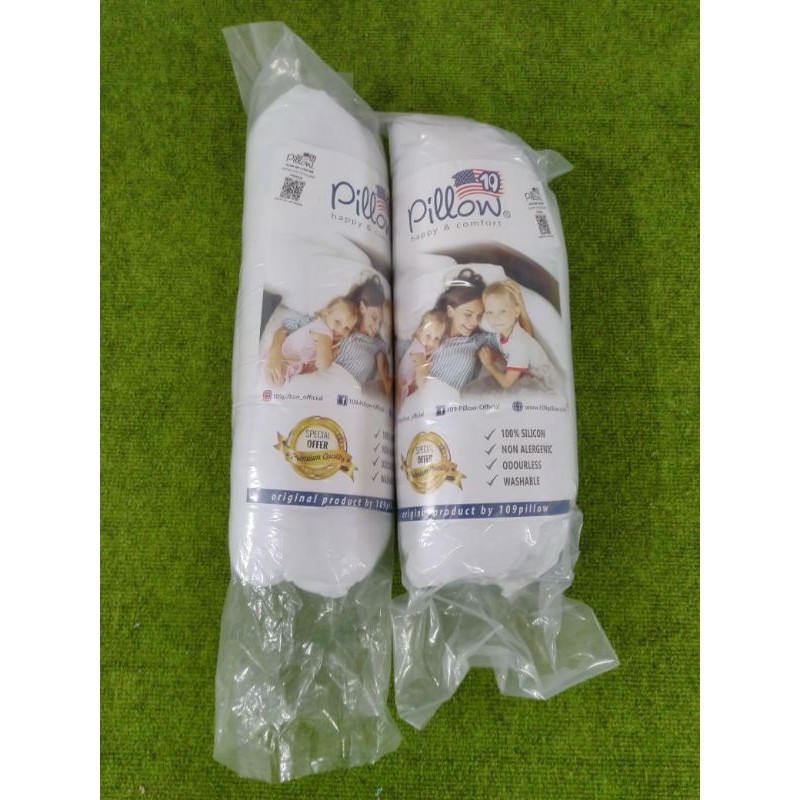 109 Pillow Bantal Tidur Roll Packaging Easy Going - Bantal Bantal Pillow - Bantal Kepala Pillow Silicon - Bantal Pillow Asli
