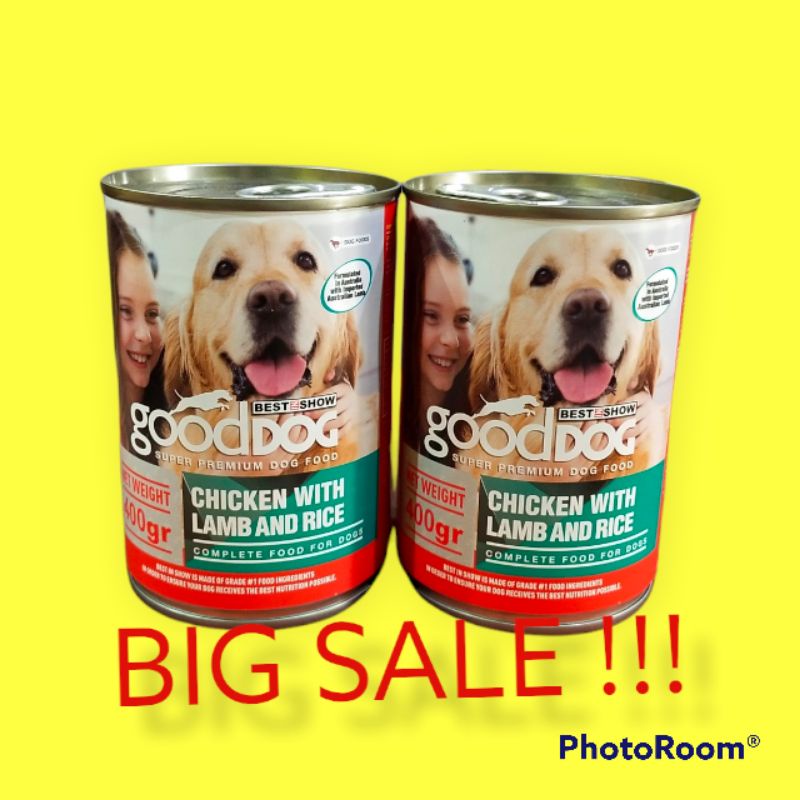 best in show good dog chicken with lamb 400grn wet food can dog food