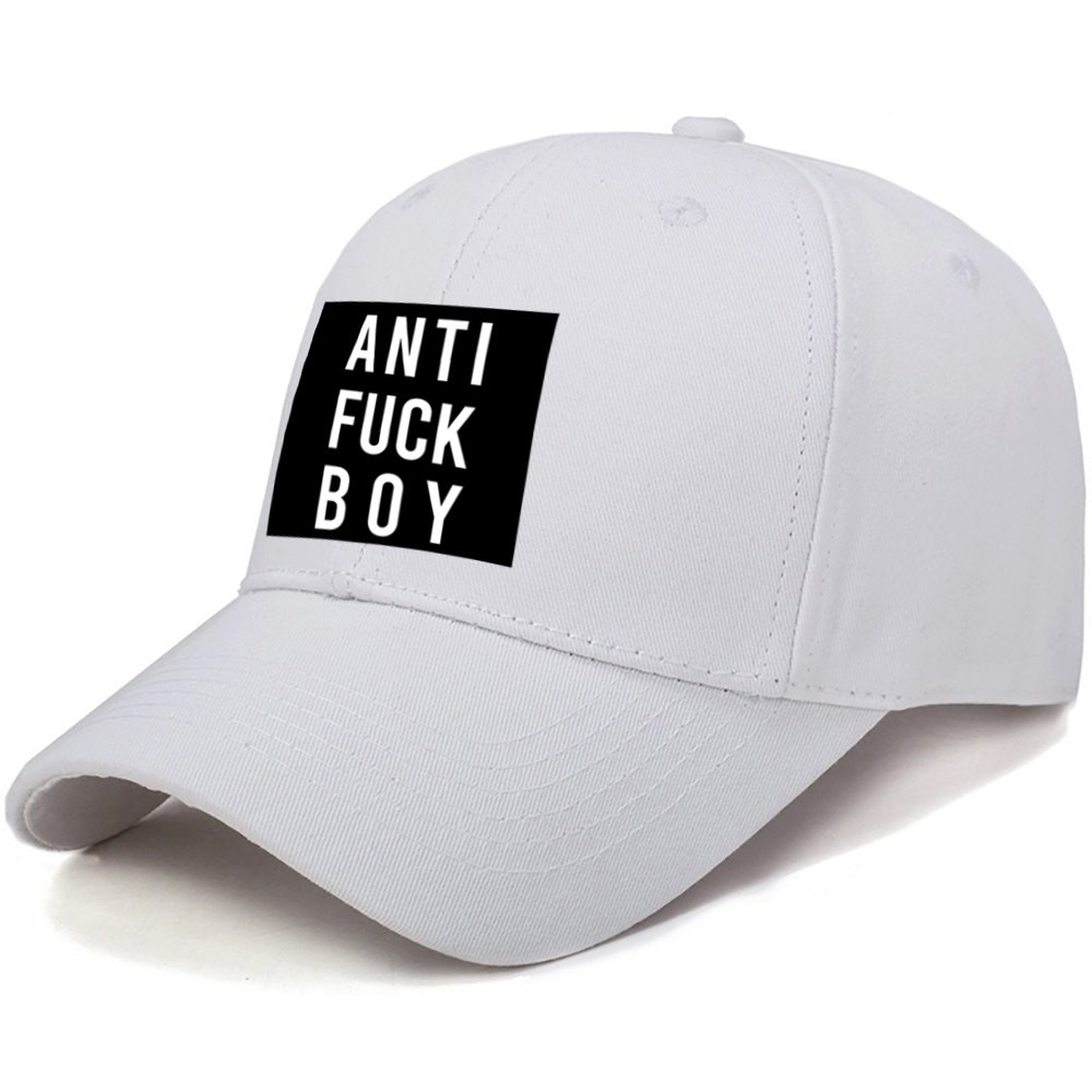 Baseball Cap Anti Fckboy White