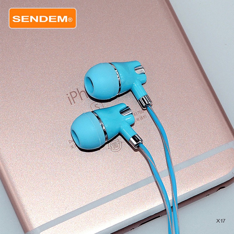 Earphone SENDEM X17 Headphones With Microphone 3.5mm Good Bass Sporty