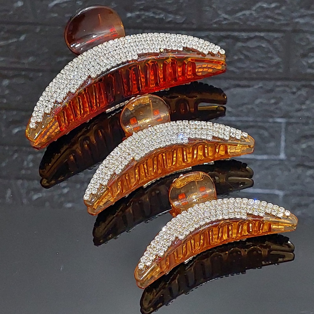 Jepit rambut korea premium full zirkon jedai elegan wanita cakar salon mode baru orginal import