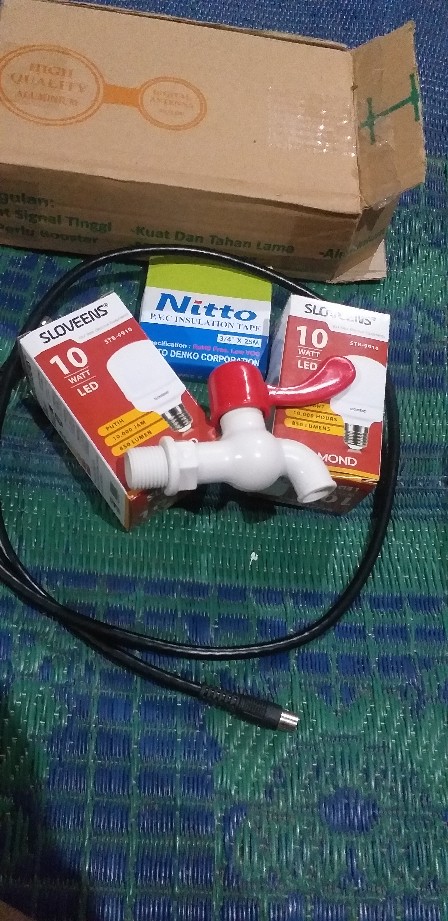 Kran Air/keran Air Plastik Pvc Engkol Koss 1/2 Inch