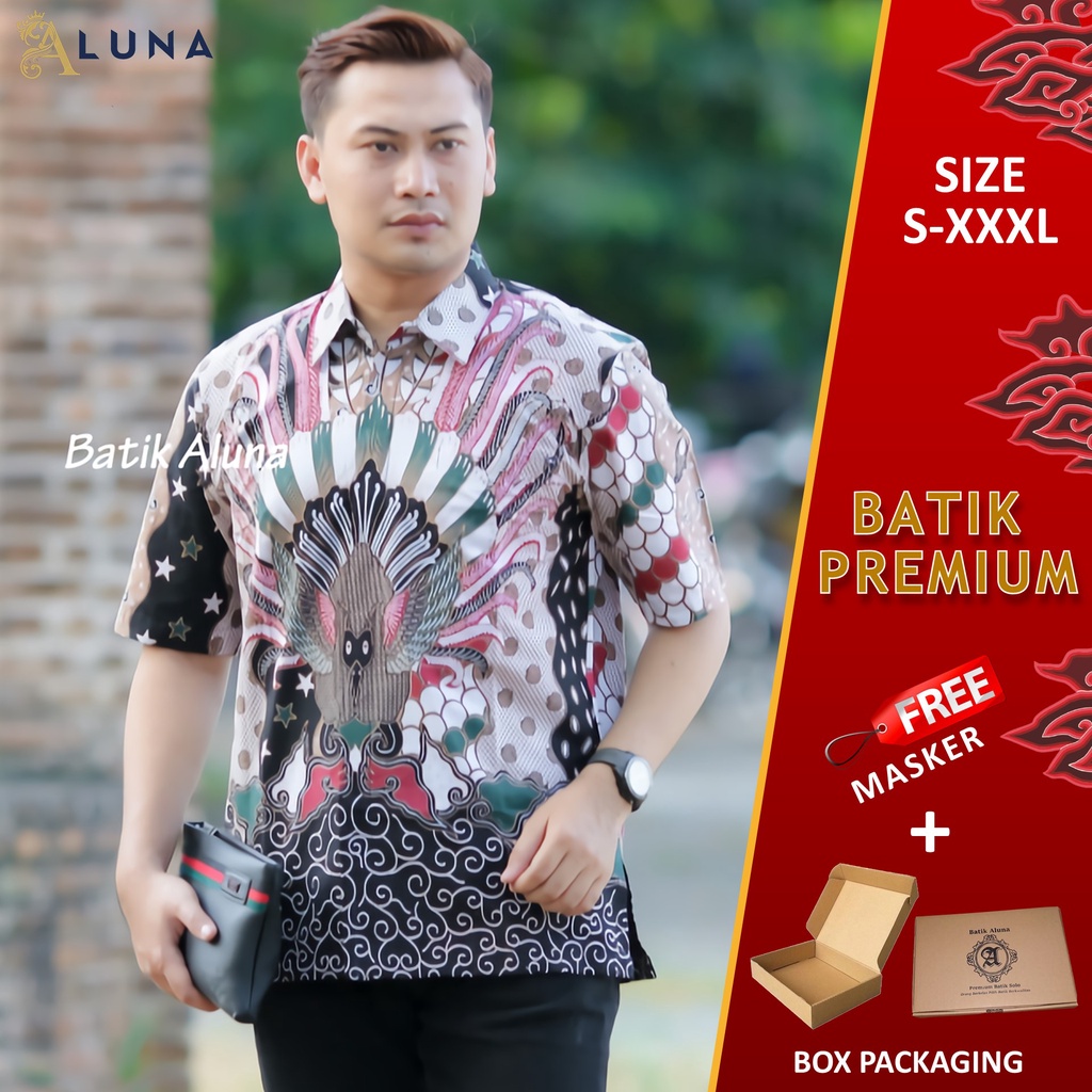 TERLARIS.!! BAJU BATIK PRIA LENGAN PENDEK KEMEJA BATIK PRIA KEREN MODERN BATIK COWOK KEKINIAN PD 006