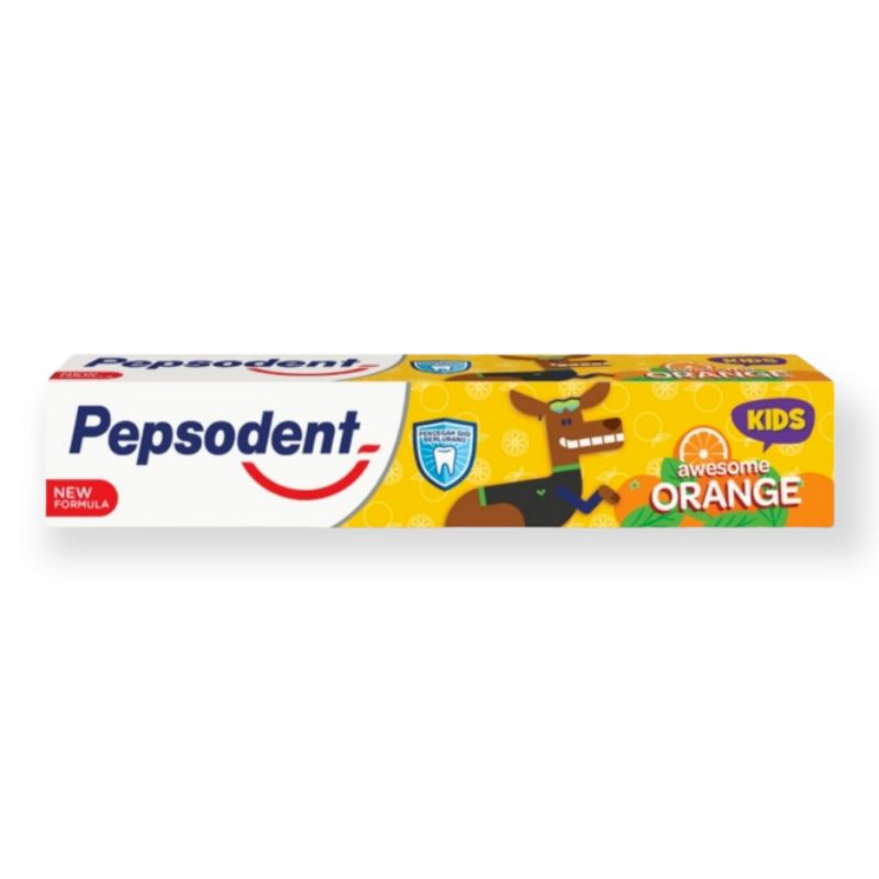 Pepsodent Kids Pasta Gigi Anak Orange / Sweet Strawberry 45gr