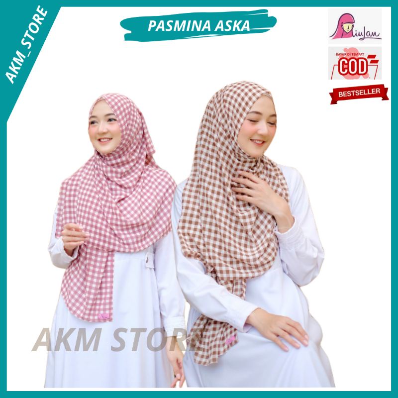 JILBAB PASHMINA AZKA MIULAN HIJAB ORI