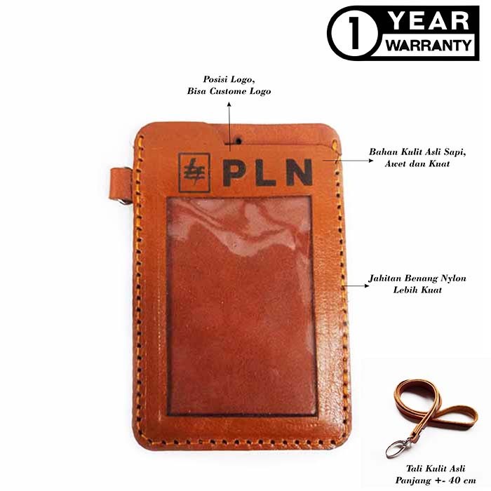 

Name Tag Id Kulit Asli Warna Tan Logo PLN - Garansi 1 Tahun