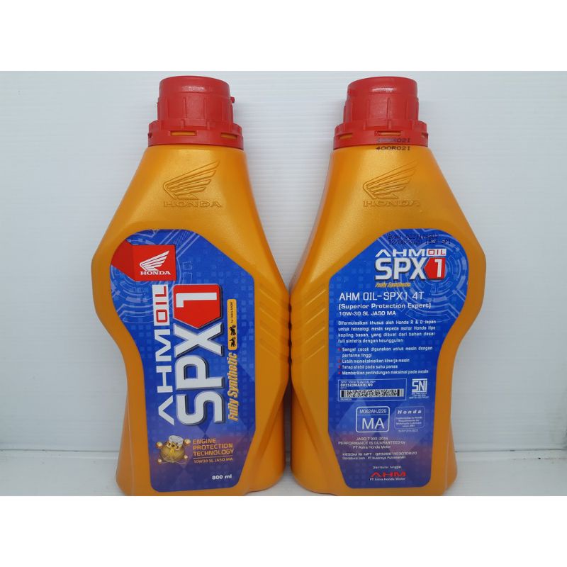 Oli Oil Mesin Honda SPX 1 800ml Motor Bebek 10-30w