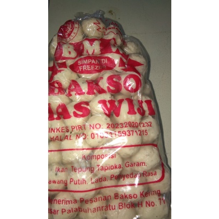 

BASO IKAN MENTAH kecil super isi 100pcs.