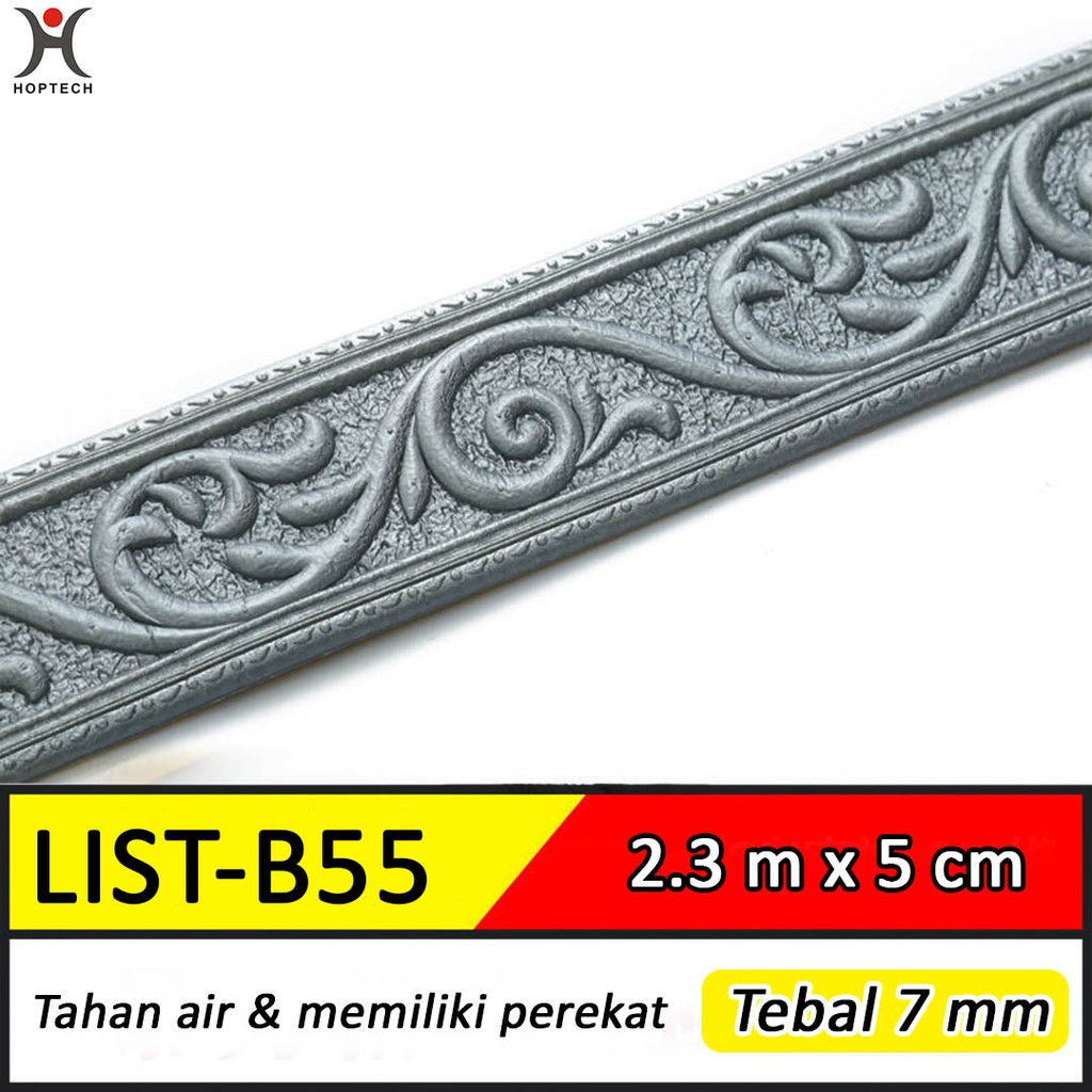 Wall Border List / Wallborder Foam 3D /Walpaper List Foam Stiker Dinding / List dinding 3D 2.3 Meter-LIST B55
