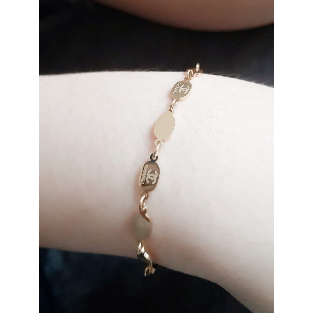 GELANG TITANIUM CHANEL GL451 ANTI KARAT