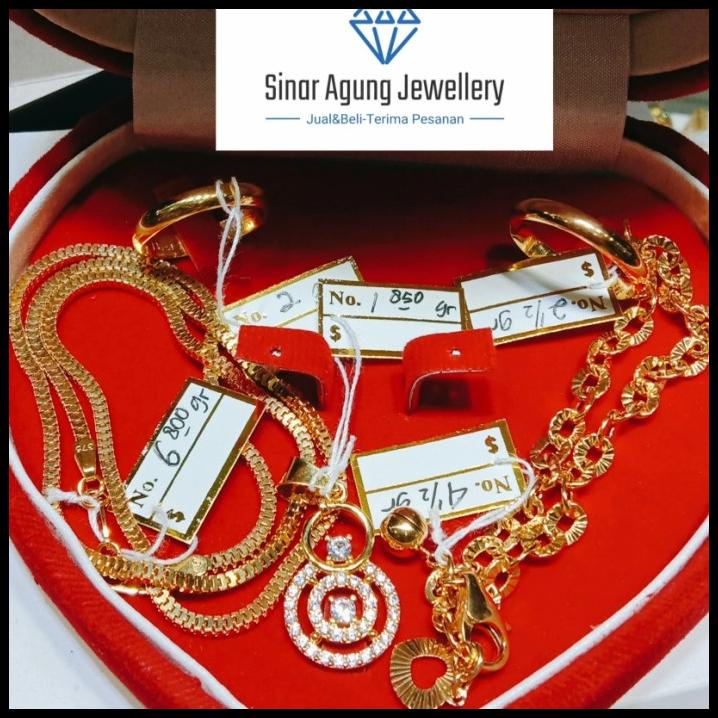 Satu Set Emas Mahar Pernikahan