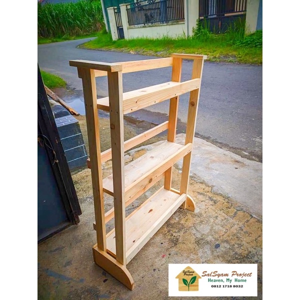 Rak Cupang Rak Bunga Rak Sukulen Rak Kaktus Rak Serbaguna Rak Minimalis Murah Kayu Jati Belanda