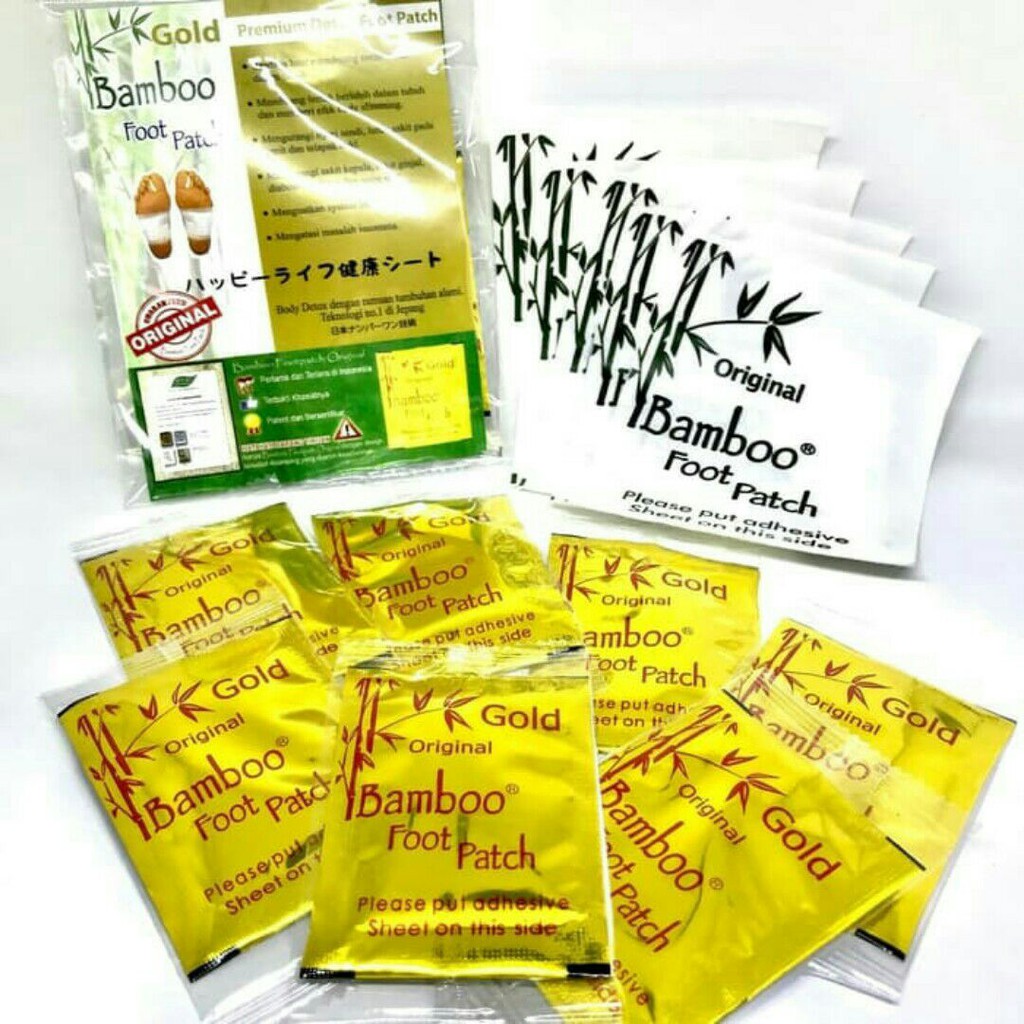 MURAH  KOYO KAKI HERBAL BAMBO / DETOK FOOTS PADS BAMBOO KOYO GOLD ORIGINAL