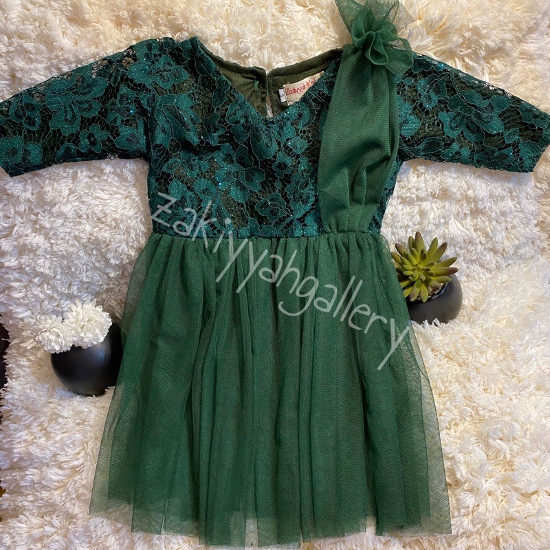 DRESS ANAK BROLE / GAUN PESTA ANAK HIJAB PANJANG