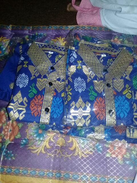 Qnunbatik Batik Family/keluarga Rok N Blus Santika Panjang