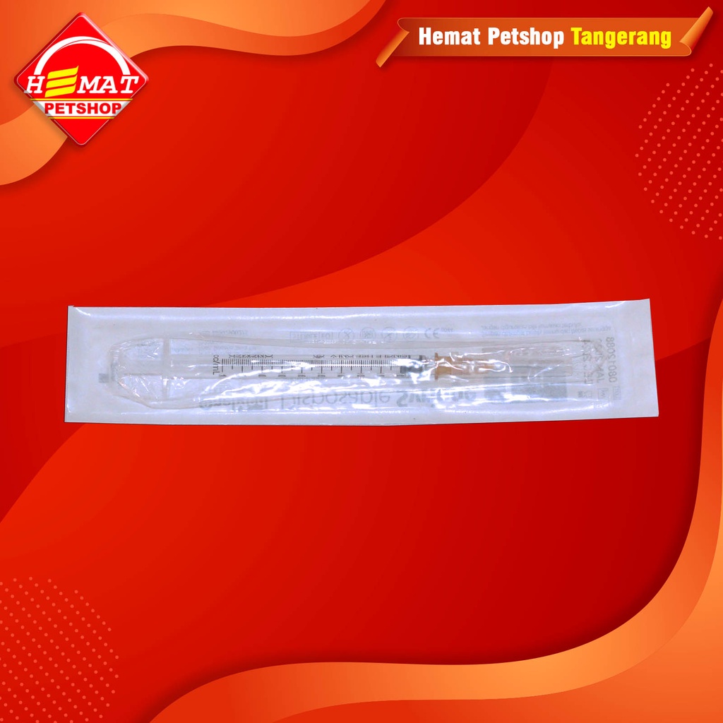 Spuit Spetan Suntikan Kucing Anjing 1 Ml Tanpa Jarum - Suntikan Spetan