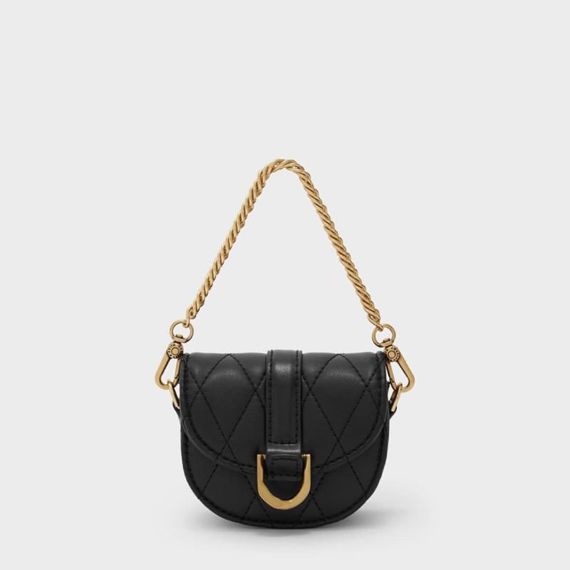 7.7 SALE | CK Micro Gabine Quilted Saddle Bag