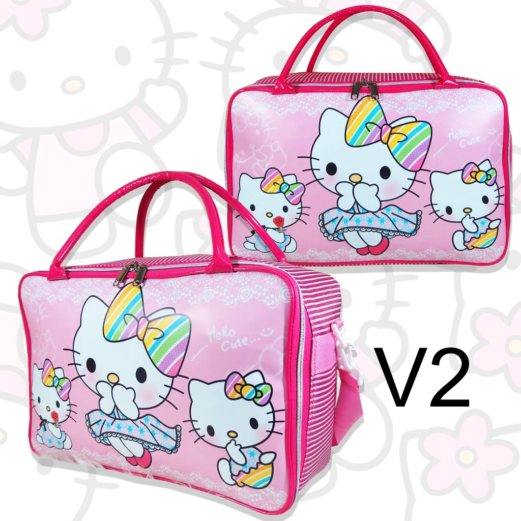 Tas mudik Tas travel bag pakaian ukuran besar motif karakter anak tas selempang Moji 1