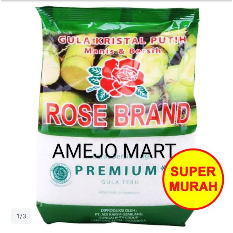 

TERMURAH GULA ROSE BRAND 1 KG