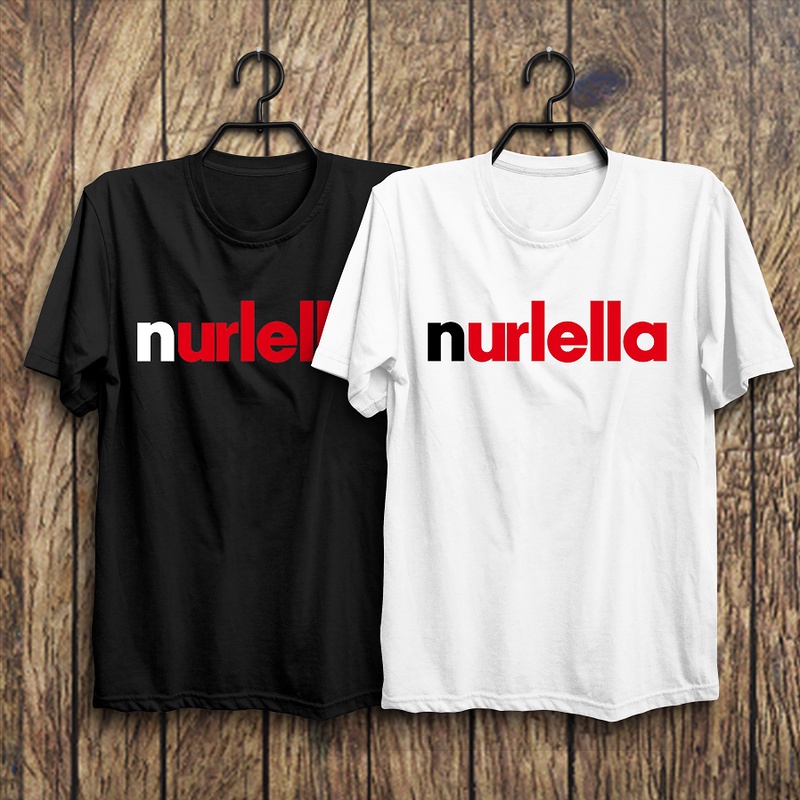 Kaos Baju Plesetan Parodi Brand Nutella Nurlela