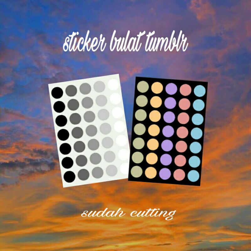 

sticker bulat aesthetich tumblr