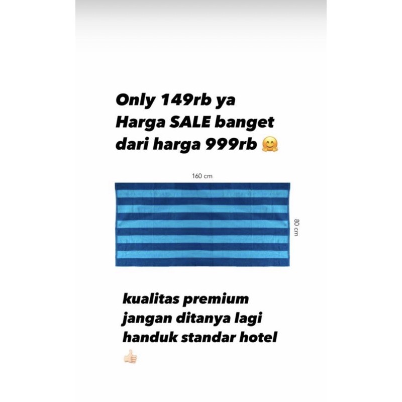 King Rabbit Handuk Biru
