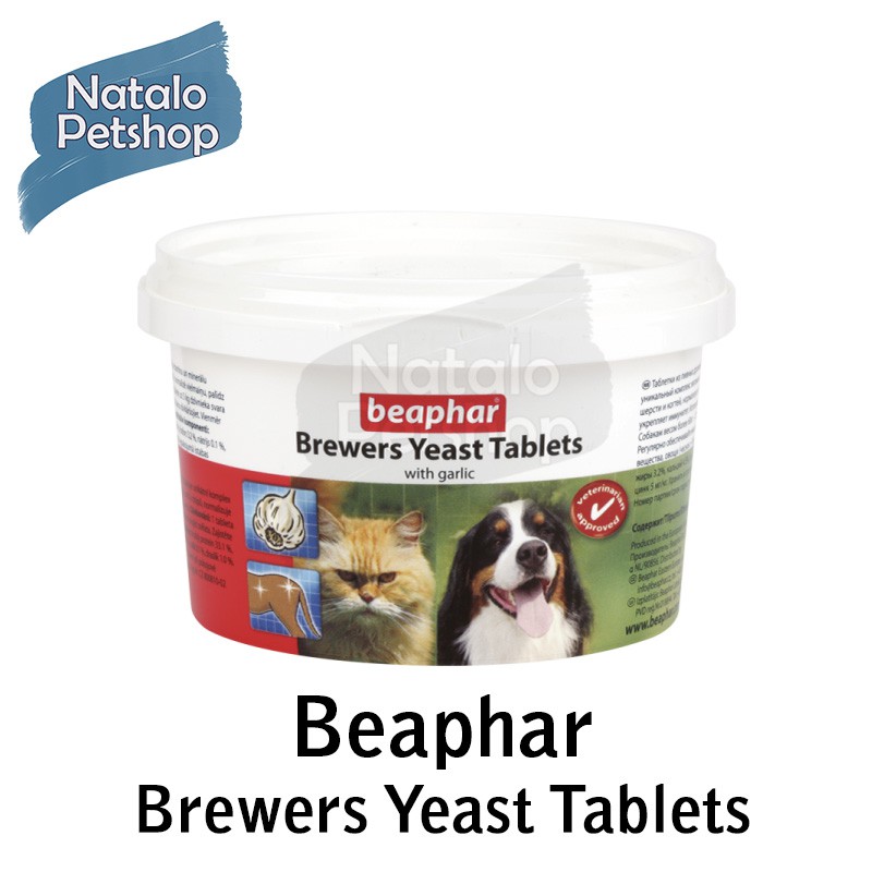 Beaphar Brewer Yeast Tablets / Vitamin / Anjing / Kucing / Bulu / Kulit isi 250tab