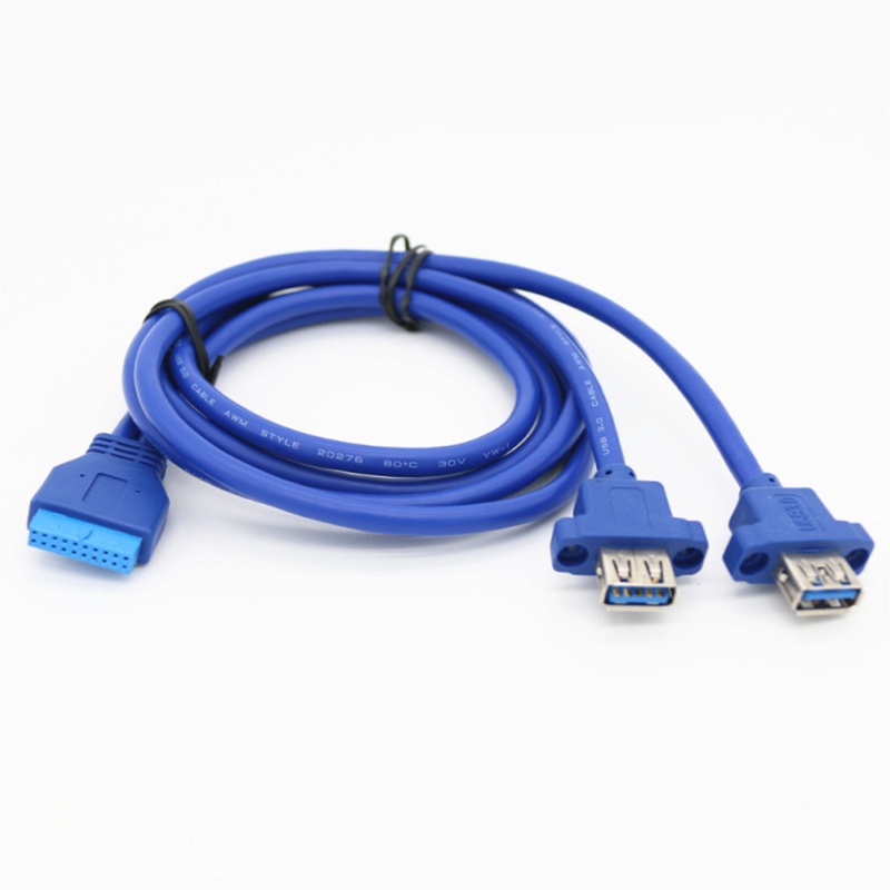 Btsg Kabel Ekstension Motherboard 5Gbps Usb 3.0 Ke 20pin 2 Usb 3.0 20p