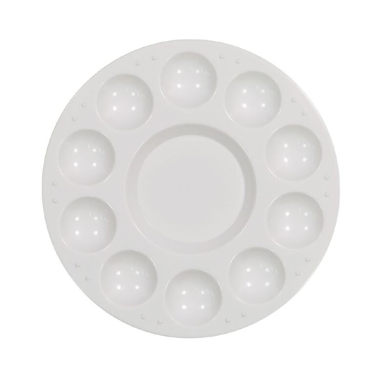 

10 Well Plastic Round Painting Palette