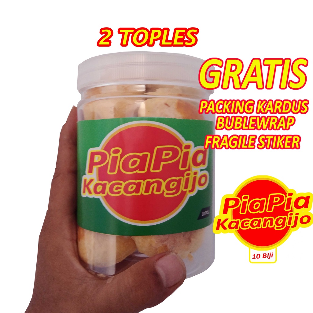 

bakpia kacang hijau 2 toples pia kacang hijau