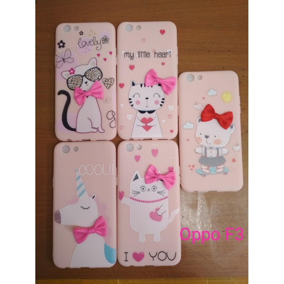 Softcase TPU 3D Pink Cute Cartoon Slim Case Cover Casing Xiaomi MiAI