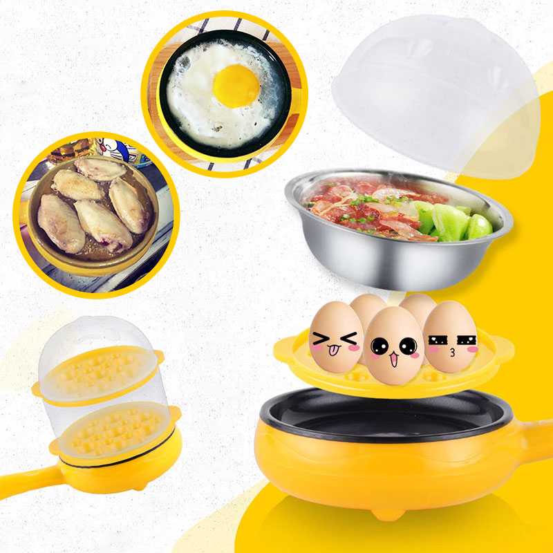 Panci Elektrik Serbaguna Wajan Listrik Serbaguna Panci Multifungsi Electric Frying Pan Yellow