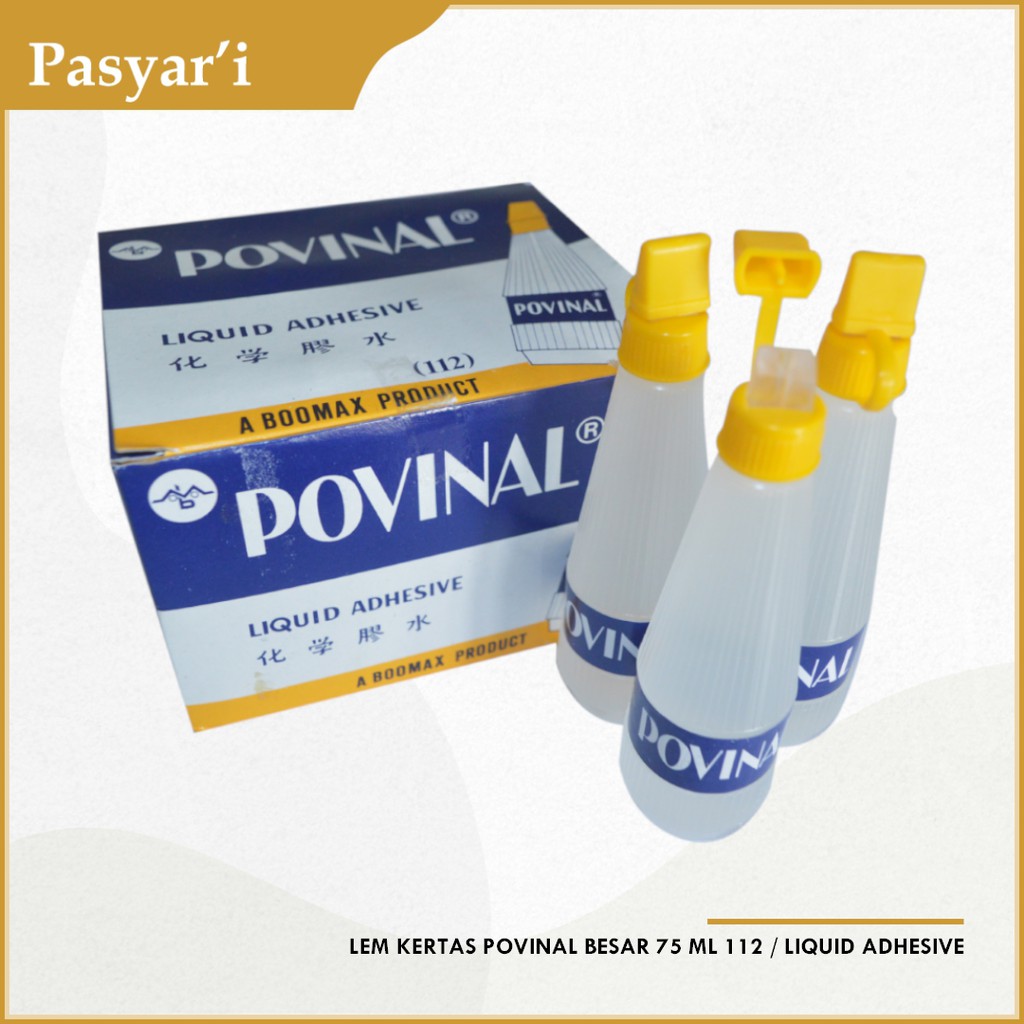 

Lem Kertas Povinal Besar 75 ml 112 Liquid Adhesive